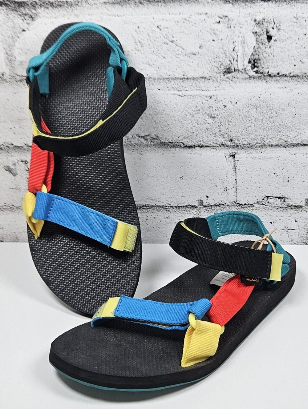 Teva Original Universal Sport Sandals Multicolor Hook Loop Men's Size 10